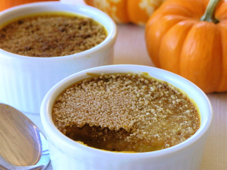 horizontalpumpkincrackle Pumpkin Cardamom Custard Crackle