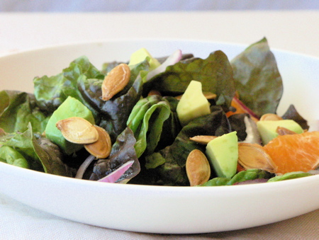 pumpkinseedsalad Autumn Salad