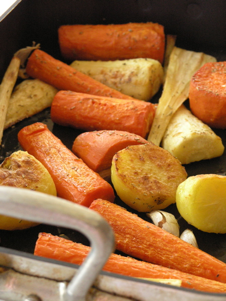 Jamie Oliver's Roasted Root Vegetables