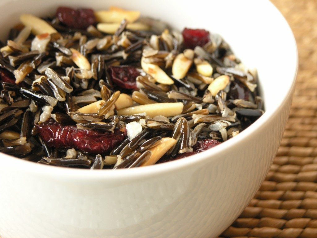 Wild Rice, Cranberry & Almond Salad