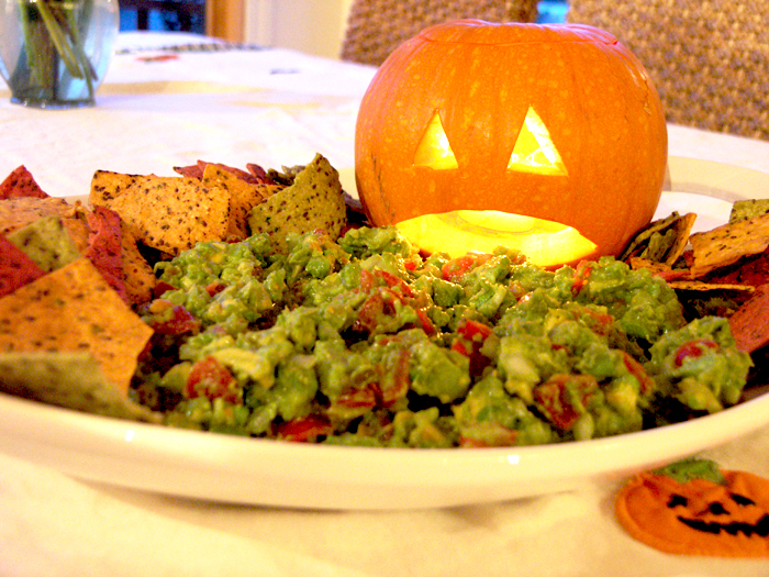 Guacamole with a Pumpkin