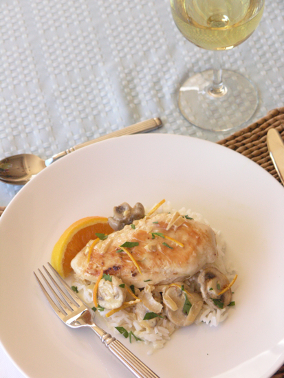 Chicken Breasts in Vermouth