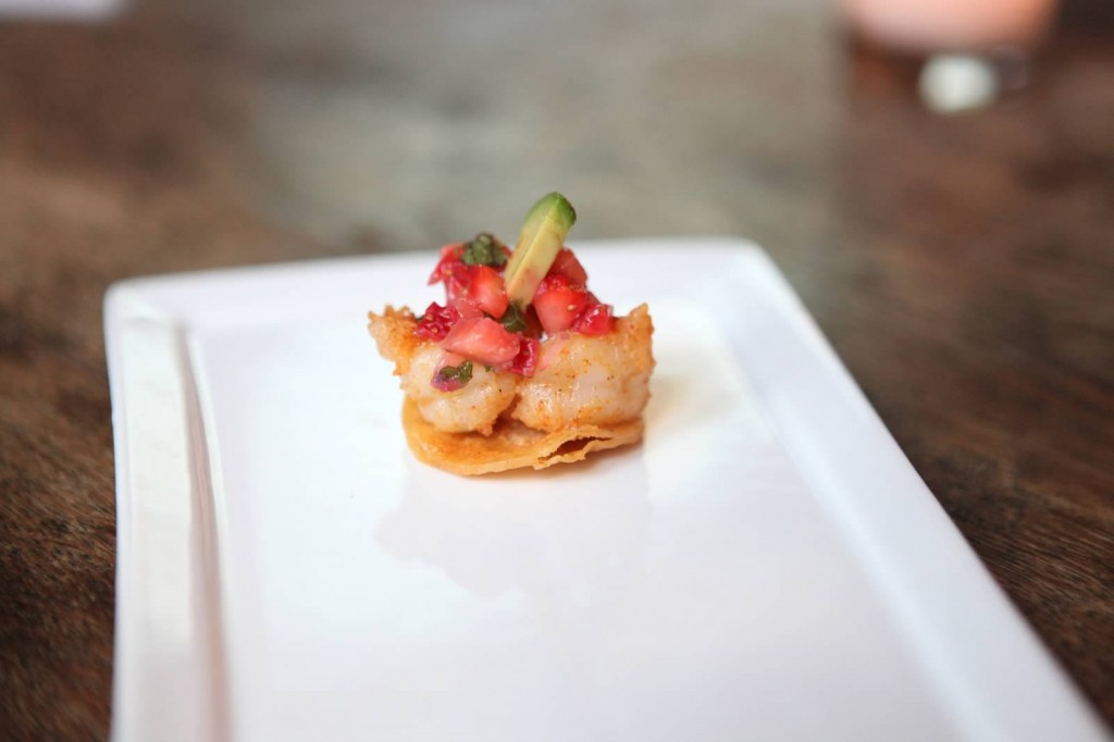 Cajun Shrimp with CA Strawberry Salsa