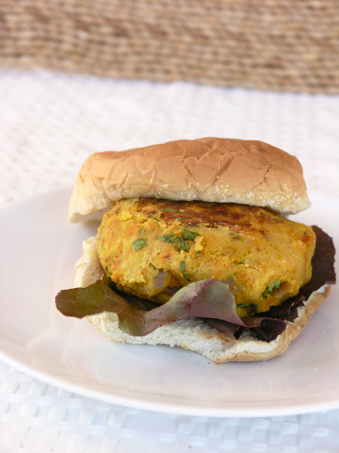 Spicy Red Lentil Burger Spicy Red Lentil Burger