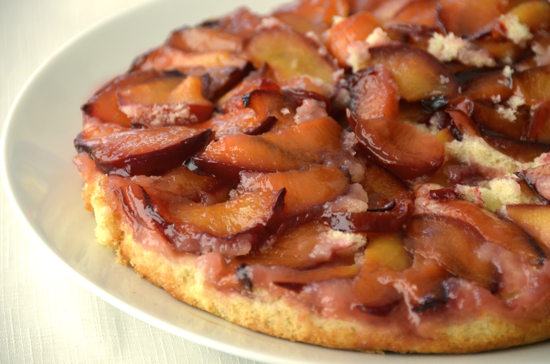 Plum Upside-Down Cake