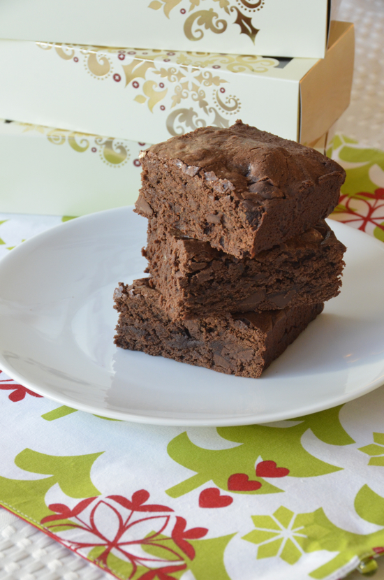 Double Dark Chocolate Brownies