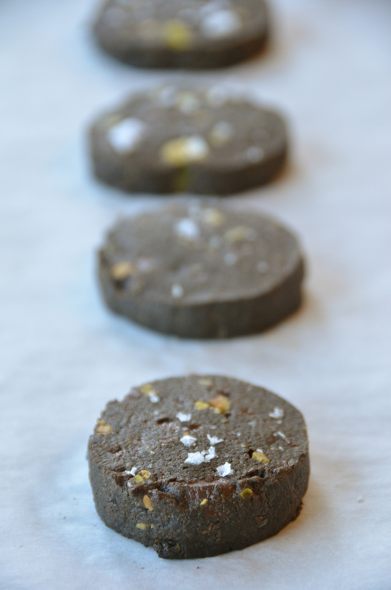 Chocolate Pistachio Sablés